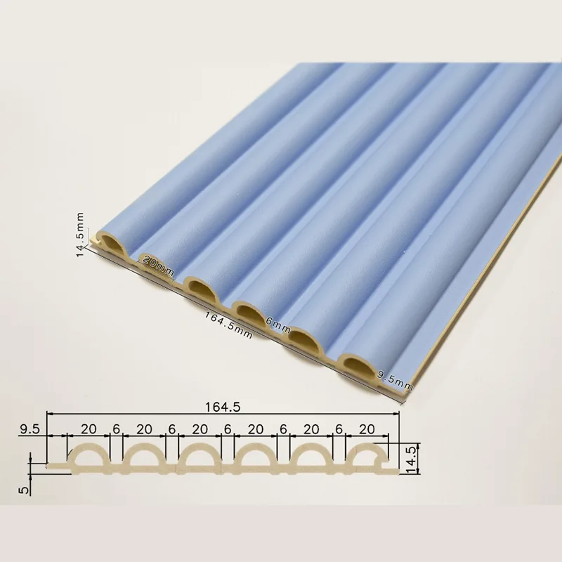 156 Ihålig halvcirkulär 6-rutnäts rafflade panel