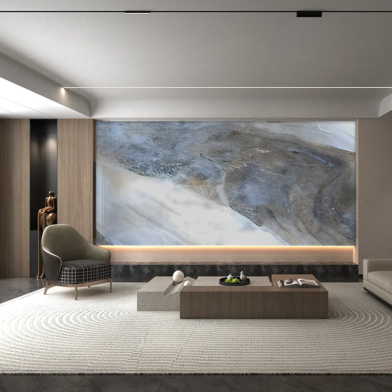 Amazon Green and Blue Series Marble Background Wall Panel