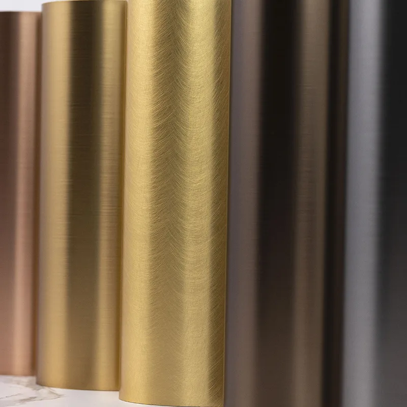 PET Metal Texture Carbon Crystal Väggpanel