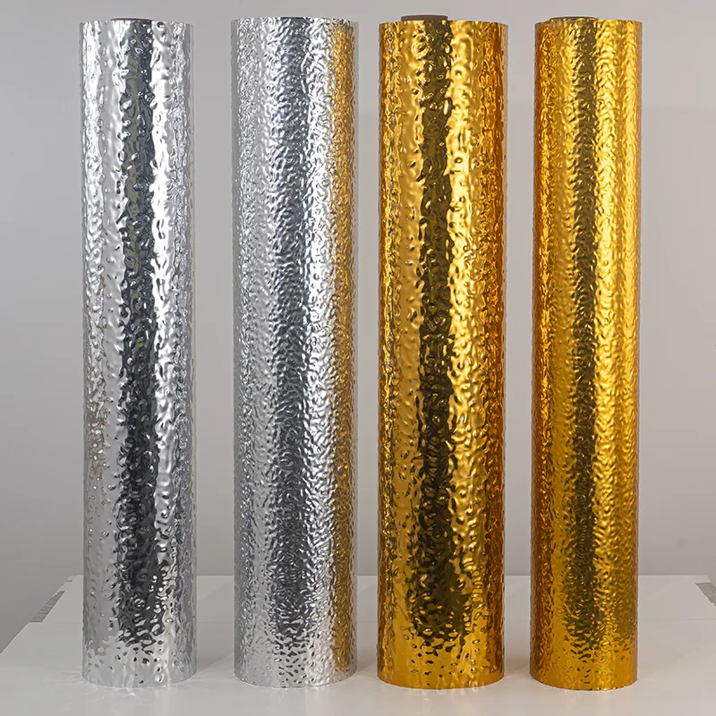 PET Water Ripple Solid Bamboo Fiber Väggpanel